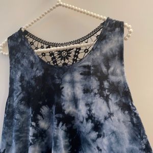 Crochet tie-dye dress. Gently worn. Good condition size 18-20